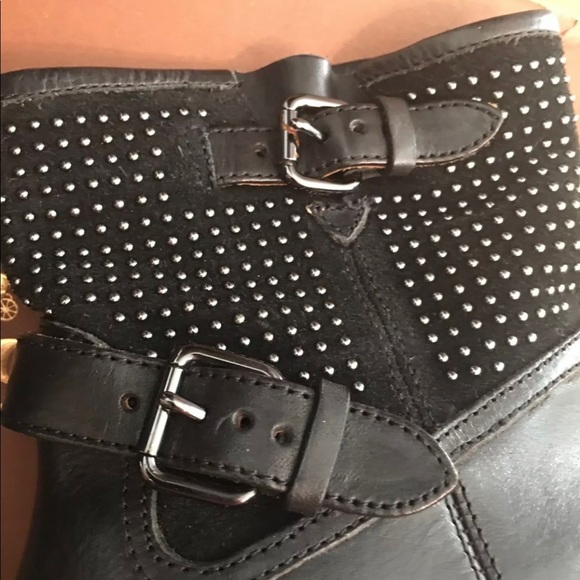 Coach Gates Women’s US Moto Studded Black Boots - Picture 5 of 8